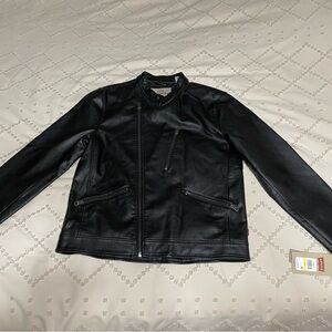 Levi’s Mens black leather jacket - new with tags